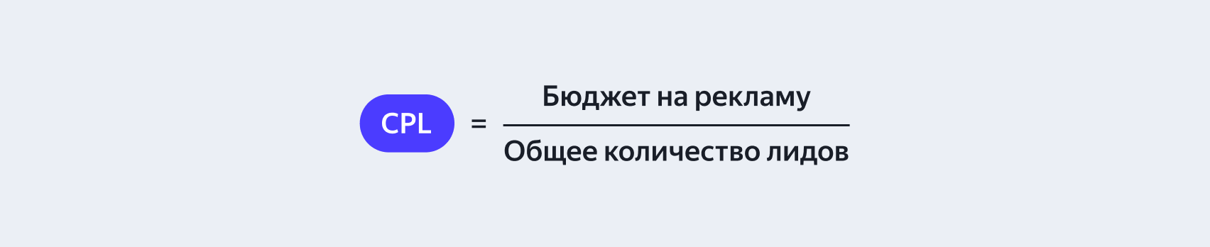 Расчёт показателя CPL